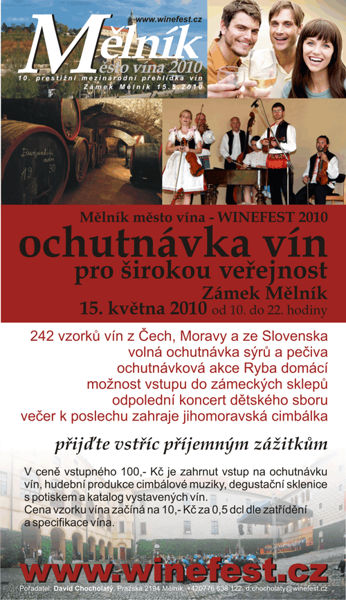 M�ln�k m�sto v�na - WINEFEST 2010